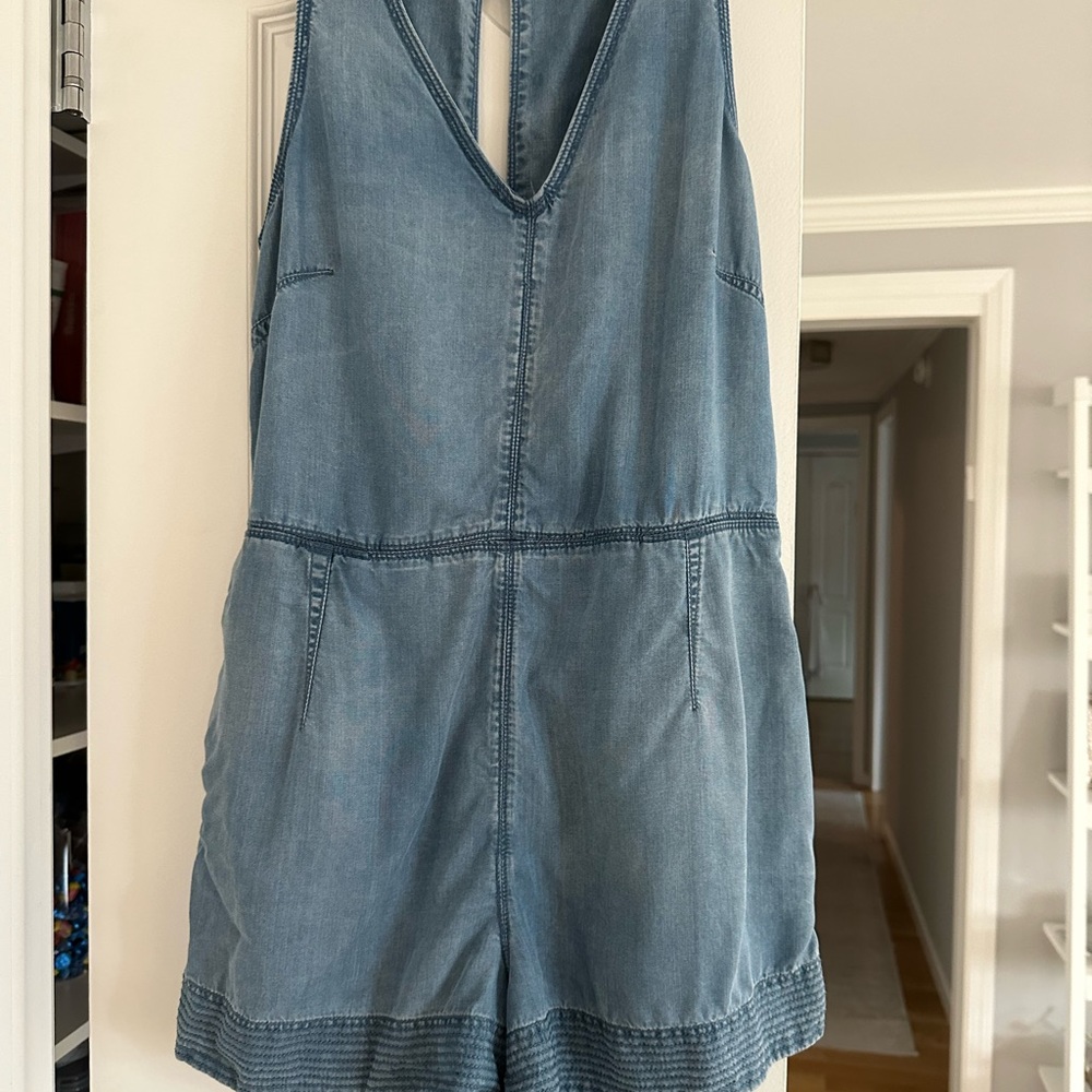 Rag and Bone Denim Romper Small
